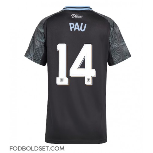 Aston Villa Pau Torres #14 Udebanetrøje Dame 2025-26 Kortærmet